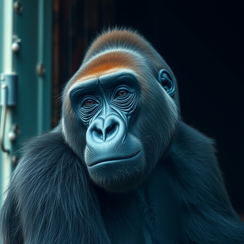 gorilla wildlife portrait